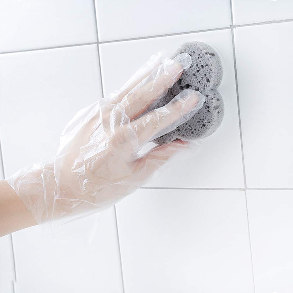 Zcxg 400pcs Einweghandschuhe Fur Haus Kuche Kunststoff Handschuhe Garten Multifunction Restaurant Kuchenzubehor Handschuhe Transparent Einweghandschuhe