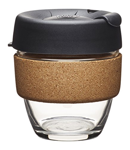 KeepCup Brew Glass Reusable Coffee Cup, 8 oz, Espresso