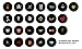 Wind Fire D007-B - Mercedes Benz C E GL ML - No Drilling Changeable Courtesy Ghost Shadow Lights - Lifetime FREE logo chips replacement 2-pc set
