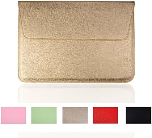 Smith Sursee Macbook Air 11 Case Litchi Grain Pu Leather Macbook Sleeve Bag for Apple Cover (A1370 A1465 Local Tyrants Gold) ¡­