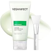 VEGANIFECT Aloe Cica Wrapping Peel Off Facial Mask with Jelly Brush, For Skin Refreshing, Instant Cooling, Soothing, Pore Tightening, Korean Skincare, 2.73 Fl Oz
