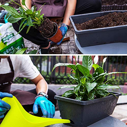 MIUYQ Pflanzkasten Kunststoff Paletten Blumenkasten Balkonkasten Palettentopf Pflanzkübel Europalette pflanzkasten für… – Bild 7