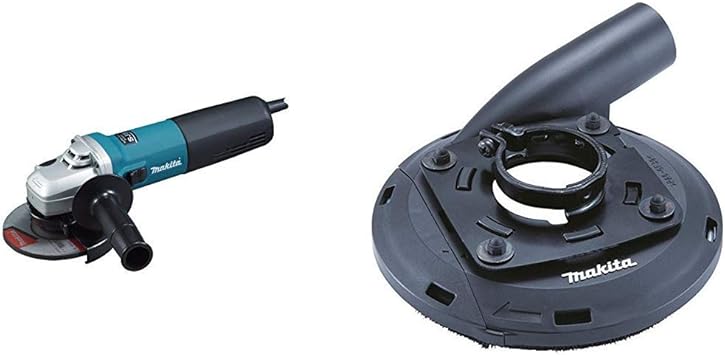 Makita 9565cvr Mini Amoladora 125 Mm 1400w 2800 11000 Rpm 2 2 Kg Sjs Sar Makpower Makita 195239 9 Colector De Polvo Para Moladoras 115mm Y 125mm Amazon Es Bricolaje Y Herramientas