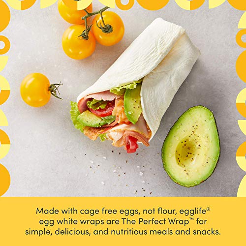 egglife egg white wraps, Original, Egg White Wraps, 6 Total Wraps