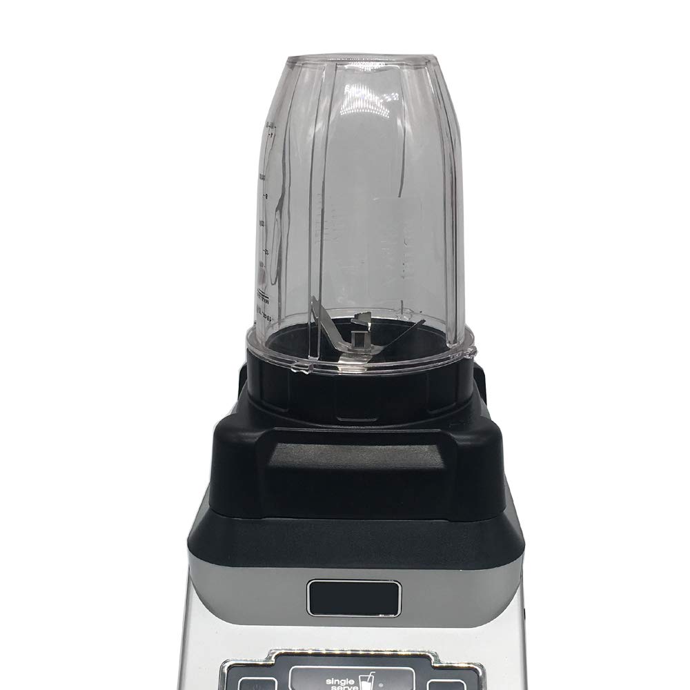 Replacement extractor blade with 18oz 24oz cup and spout lid for Ninja Professional 72oz Countertop Blender Ninja Professional 1000W Blender BL610 30/BL610 BRN 30/BL611C/CO610B/CO650B