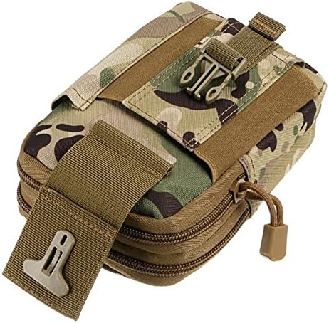 VOTOO Multi-Purpose Waterproof Tactical Molle EDC Utility Gadget Pouch Tools Waist Bag Pack, Camouflage