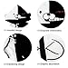 Lifeye Black White Bear Hoodies Sweatshirts Cosplay Jacket Unisex Adult Long Sleeve Coat With Gloves XL