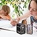 BOOCOSA Pencil Sharpener, BEST Heavy Duty Steel Blade, Electric Pencils Sharpener with Auto Stop for School Classroom Office Home - Precise Perfect Point Every time for Artists Kids Adults (0.8)