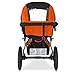 BOB Revolution Flex 2.0 Jogging Stroller - Up to 75 Pounds - UPF 50+ Canopy - Adjustable Handlebar, Canyon