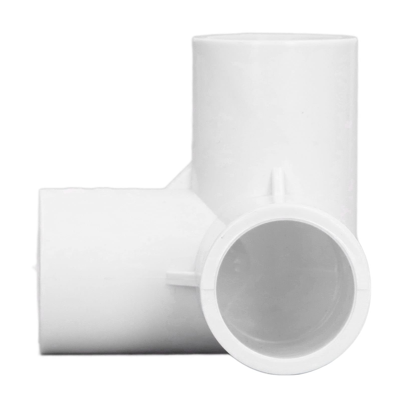 10PCS 3 Way Pipe Fittings PVC 3 Way Corners Uxcell 3 Way Elbow PVC Fitting 20mm PVC Tee Corner Fitting 3 Way Pipe Fittings PVC Plastic Right Angle Tee Corner Connector 20mm Inner