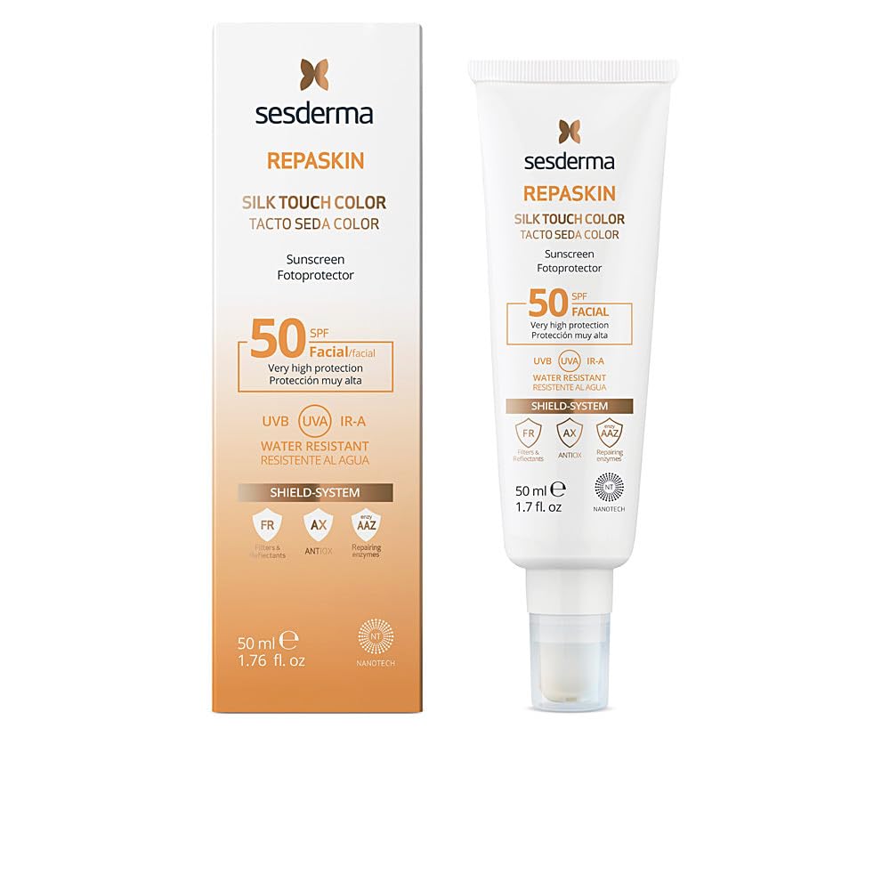 Sesderma Repaskin Fotoprotector Spf50 Silk Touch Colour 50 ml 50 g