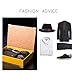 Souarts Men Watch Set, Gifts for Men Watches Set, Men Gifts Watch, Mens Gifts Birthday Gifts Artificial Leather Men Watch, Mens Watch Gifts Set Gifts Box Organizer, Dark Black, Strap, Dark Black,