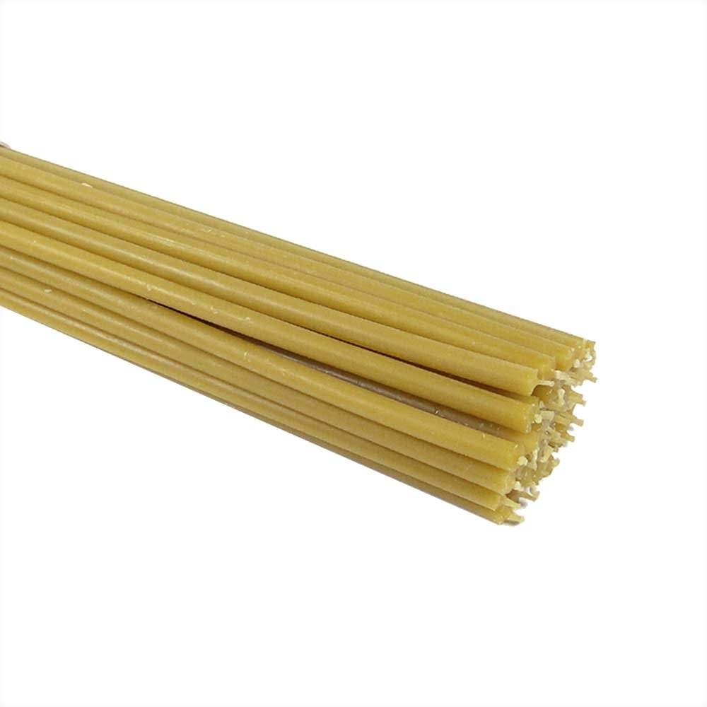 NKlaus 387g (Approx. 40 pcs) Beeswax soot drip Free L 24,5cm Altar Ritual Candle 36264 — image 1