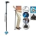 Trusty Cane LED Folding Walking Triple Head Pivot Base Adjustable As Seen On TV