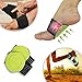Heel Protectors, Heel Cups Sleeve, New Material* Heel Cushion, Great for Heel Pain, Heel Spur Cracked Heels, Heal Dry, Cracked Heels. (White Gel Sleeve+Green Arch Support+Massage Ball)