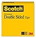 Scotch Double Sided Tape, Office and School Supplies for Arts and Crafts, Alternative to Scrapbooking Glue, 0.50 in. x 900 in., 1 Tape Refill Roll