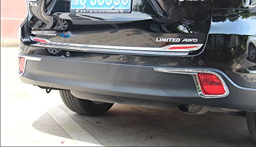 Beautost Fit for Toyota Highlander 2015 2016 2017 2018 2019 Chrome Rear Fog Light Lamp Cover Trim
