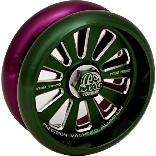 Custom Products MAG Turbine Yo-Yo - Green and Purple