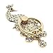 HuntGold Rotated Universal Peacock Shape Desk Stand Phone Finger Ring Grip Clasp Holder Colorful
