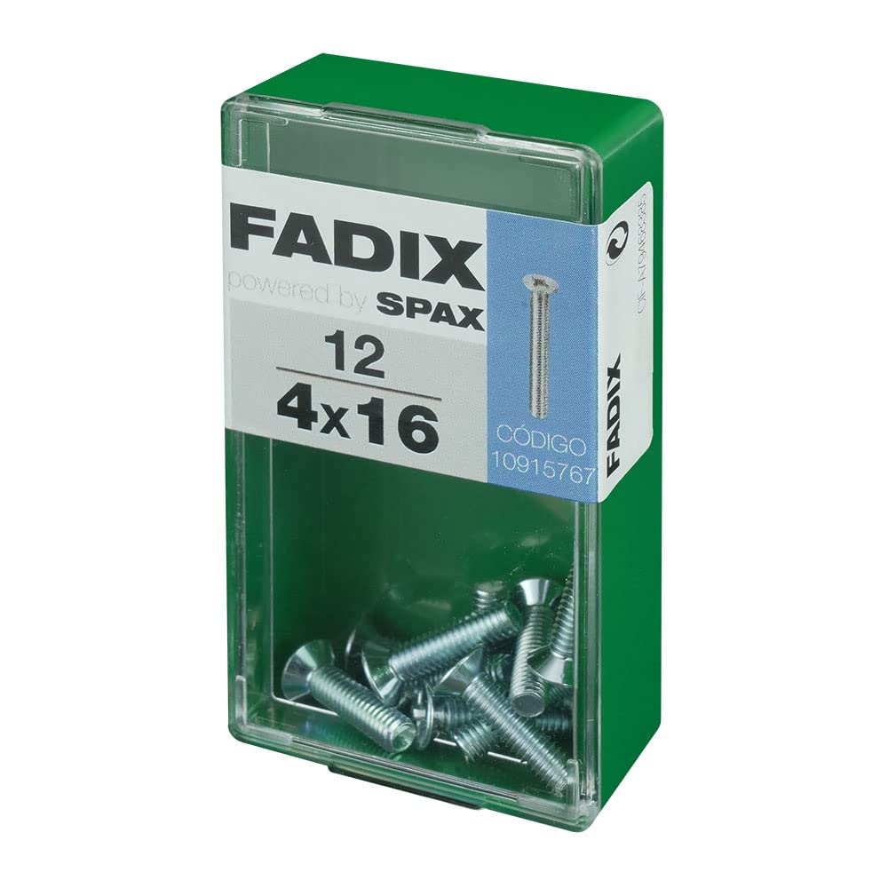 CAJA S 12 uds. METRIC TORNILLO CP M 4x16 mm FADIX