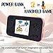 UECOO Handheld Game Console and Power Bank Portable Charger Fast Charging Built in 218 Electronic Retro Games 8000 mAh External Dual USB Ports Battery Pack for Phone, Pad, Other Devices (Black)