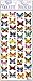 Violette Stickers Painted Butterflies