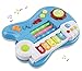 Toy Guitar Battery 3-in-1 Electric Kids Guitar Toy with Violin Stick and Piano Keyboard Transformation w/ Lights, For Kids Boys Girls Children Educational Musical Set (Blue)