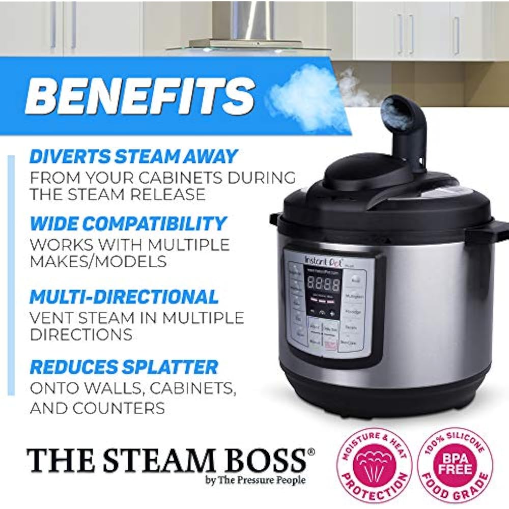 Pressure Cooker Parts & Accessories The Steam Boss Release Diverter