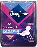 Bodyform Ultra Goodnight with Wings Towels 10 per Pack Case of 4