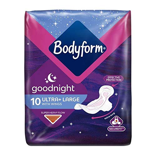 Bodyform Ultra Goodnight with Wings 10 per Pack Case of 4