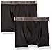 Calvin Klein Big Boys' Kids Performance Boxer Brief Underwear, Multipack, 2 Pack - Black, X-Large