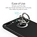 iPhone 7 Plus(5.5 inch) Case, ROCK MOOST [Ring Holder Case M2] 360 degree Rotated Kickstand Case for iPhone 7 Plus (2016) (5.5inch) [Black]