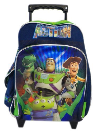Small Toy Story Rolling Backpack - Disney Kids Luggage with Wheels
