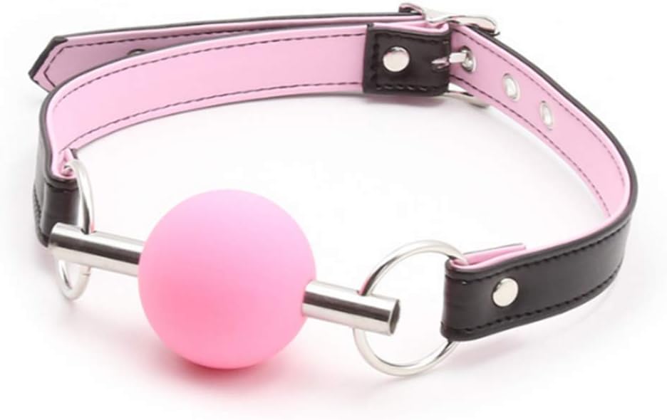 ieyol Leather Buckle Belt Soft Silicon Mouth Ball Open Breathable