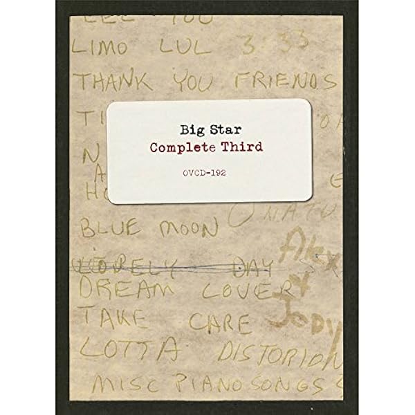 Big Star Complete Third Amazon Com Music