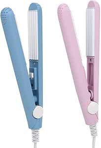 SHOWGG rizador de Hierro, Plancha para el Cabello Hierro Rosa