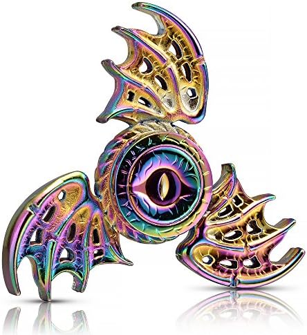 Wiitin Fidget Spinner Toy, Tri Hand Spinner Low Noise High Speed Focus Toy with Stainless Steel Bearing (Phoenix)