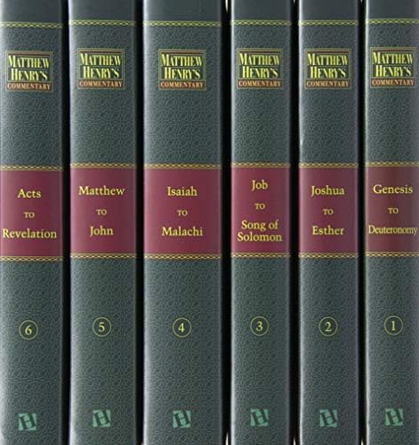 Matthew Henry's Commentary on the Whole Bible, Complete 6-Volume