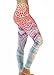Comfy Yoga Pants - Workout Capris - High Waist Workout Leggings for Women - Lightweight Printed Yoga Legging Multicoloured