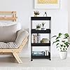 Slim-Storage-Cart-4-Tier-Rolling-Utility-Storage-Cart-Mobile-Shelving-Unit-Rolling-Bathroom-Carts-Slide-Out-Storage-Cart-Storage-Shelf-Rack-for-Kitchen-Office-Bathroom-Laundry-Room-Narrow-Places Slim Storage Cart 4-Tier Rolling Utility Storage Cart, Mobile Shelving Unit Rolling Bathroom Carts, Slide Out Storage…
