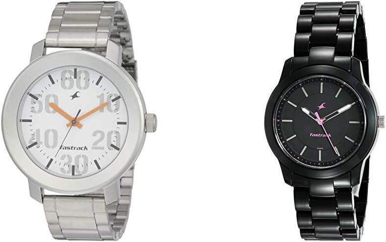Fastrack Casual Analog White Dial Men's Watch -NK3121SM01