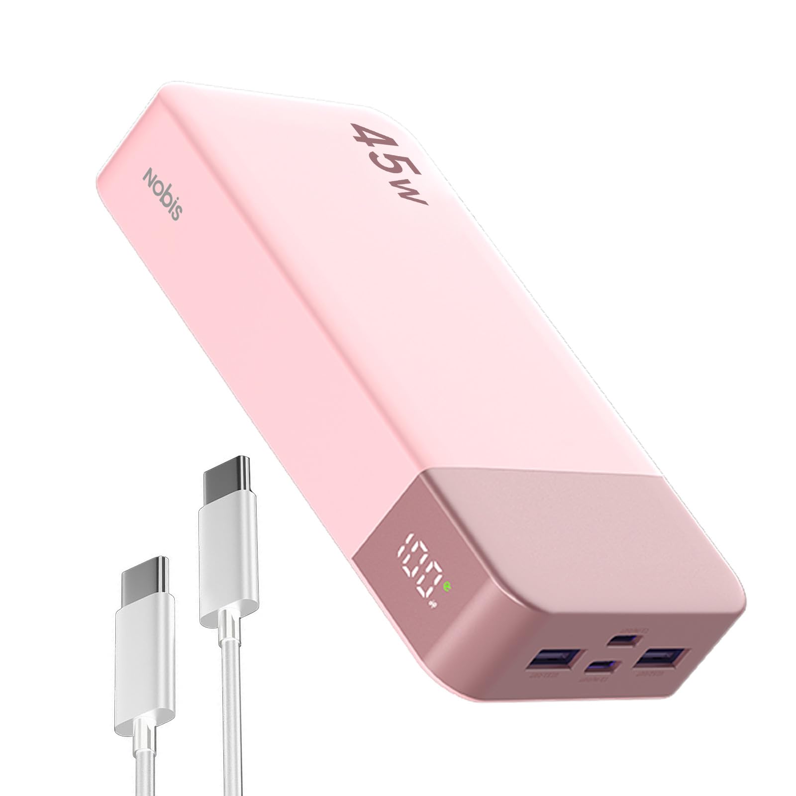 NOBIS Portable Charger 45W 20000mAh Power Bank Fast Charging