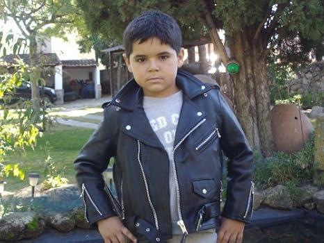 2 year old leather jacket