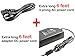 iTEKIRO 180W AC Charger Adapter for MSI A15-180P1A, ADP-180EB D, ADP-180NB BC, 957-16F21P-104; MSI GT60 2OC-077US, GT60 Dominator-423, GT70 2OD-001US, GT70 2OD-407US, GT780DX-277US, GX70 Destroyer-099