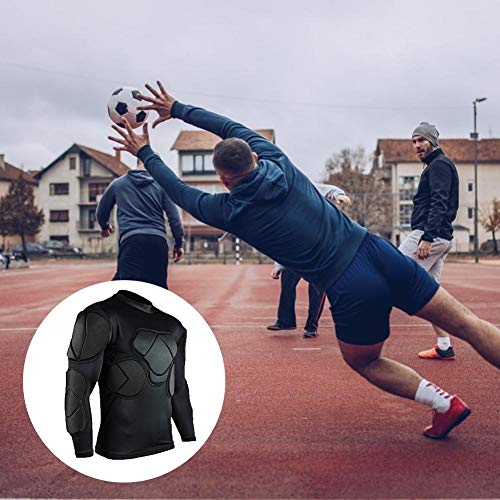 image for foreverwen Men's Padded Football Protective Gear Set Training Suit for