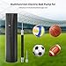 Keenstone Electric Ball Pump Battery Powered with Needles Fast Inflation, Compact Pump for Basketballs, Rugby, Footballs, Volleyballs, and Children's Toy Ball for Kids Adults Sports Training.
