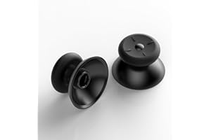 AOJAKI Thumbsticks Replacement for Oculus Quest 2 Controller/Meta Quest 3 Controller, for Oculus Quest 2 Controller Replacement Parts, Include 2 Thumbsticks, for Oculus Quest 3 Controller (Black-2-in-1)