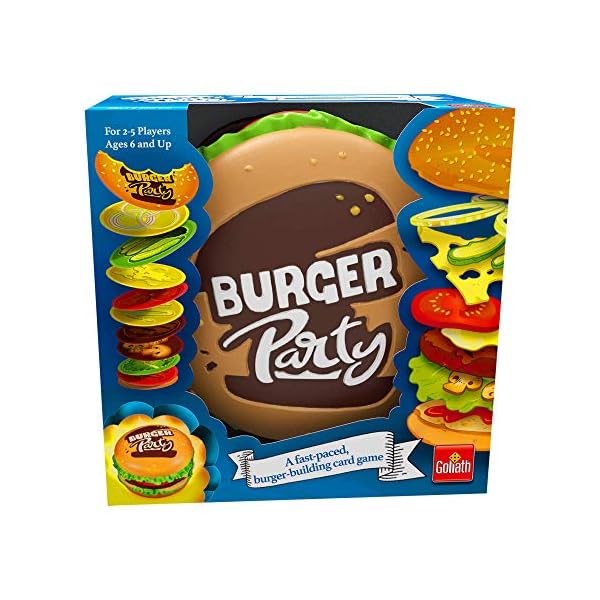 Goliath-Games-Burger-Party-Simple-and-Fast-Paced-Fun-Family-Game-for-Kids-Aged-6-Multi-Colour Goliath Games Burger Party, Simple and Fast-Paced Fun Family Game for Kids Aged 6+, Multi-Colour