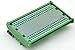 Electronics-Salon DIN Rail Mounting Carrier Housing with Prototype Board. PCB Size 137.4 x 72mm