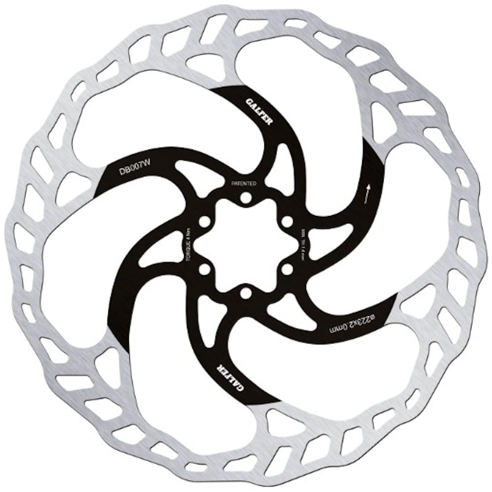 Galfer D.223 Unisex Adult Wave Brake Disc, Black, One Size